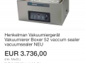 Продавам вакуум-машина Henkelman boxer 52